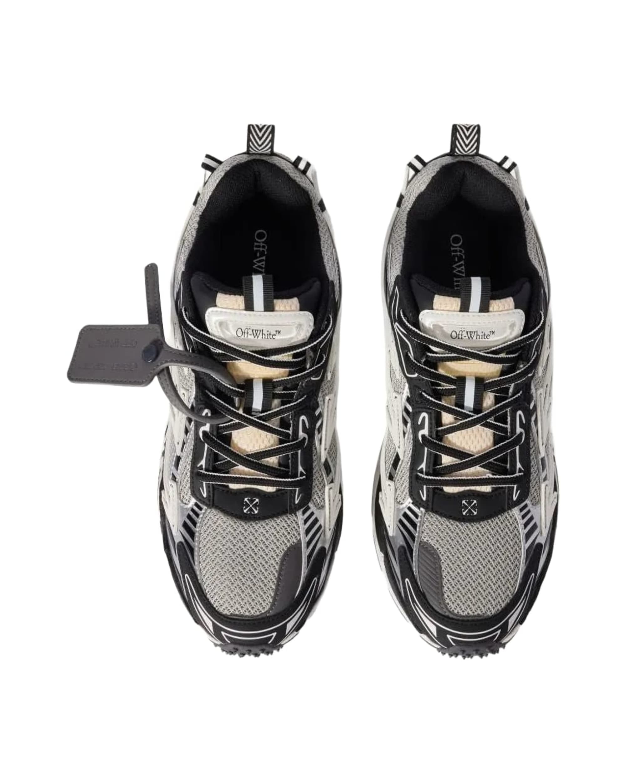 OFF-WHITE BE RIGHT BACK SNEAKER - LIGHT GREY/BLACK