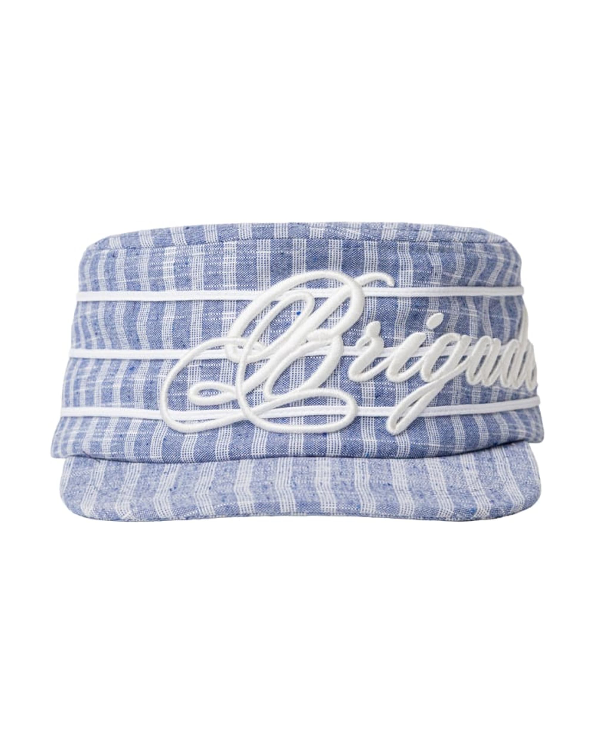 Plaid Pillbox Hat