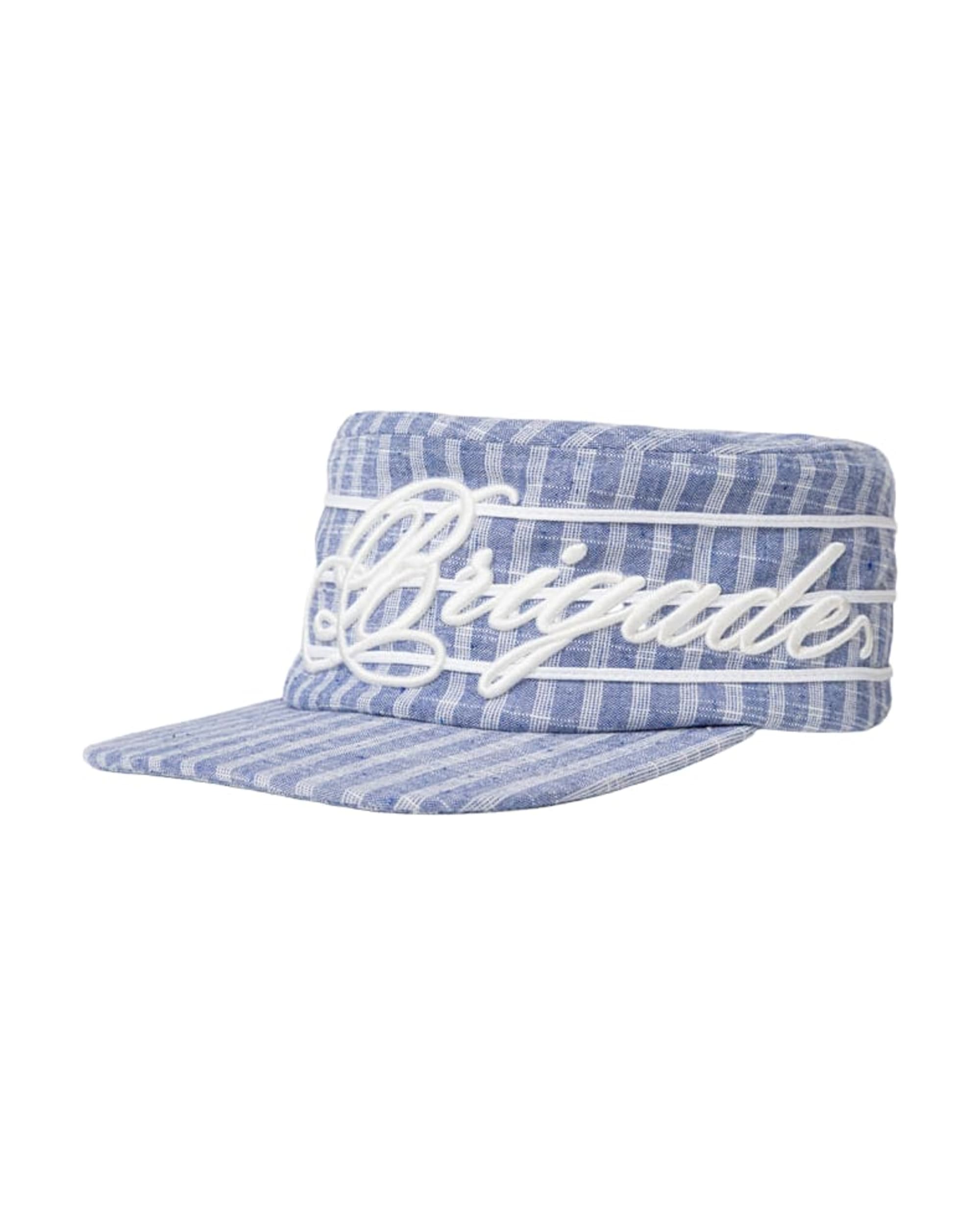 Plaid Pillbox Hat